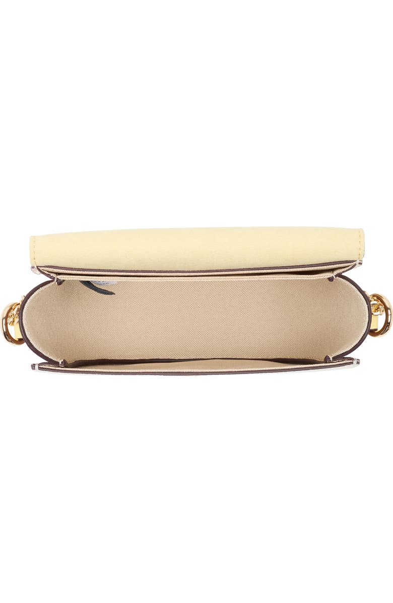 Cole Haan Evie Chain Leather Saddle Bag, Alternate, color,