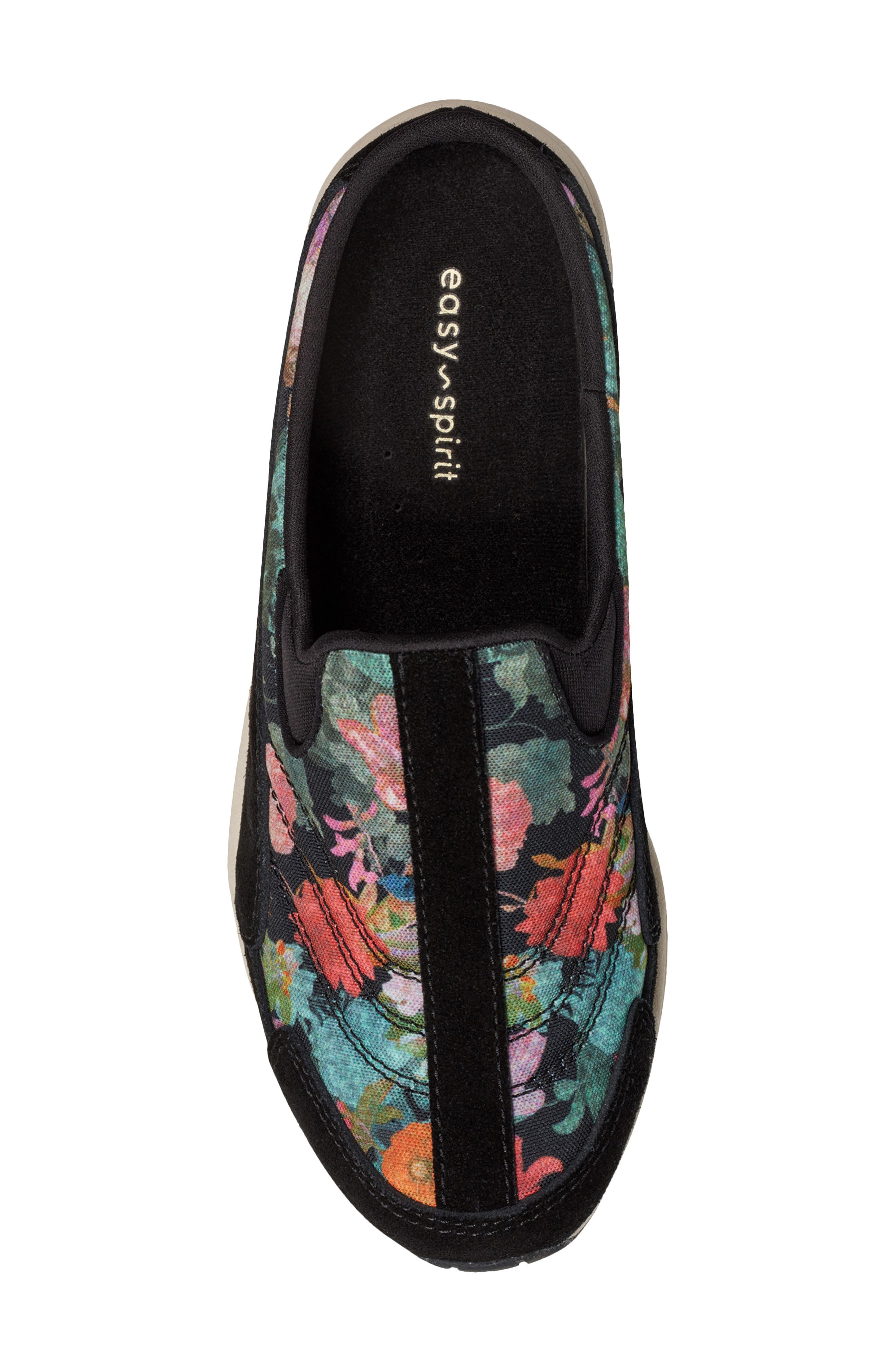 Easy Spirit Traveltime Slip-On Sneaker, Alternate, color, Black Multi