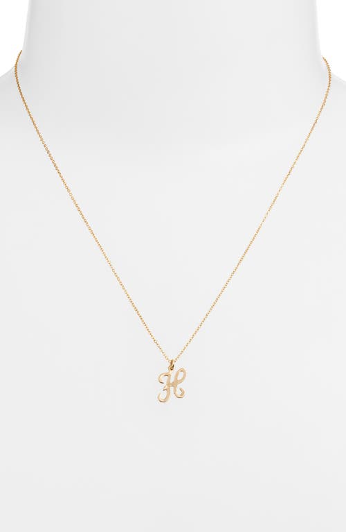 Set & Stones Gianna Initial Pendant Necklace In Gold/h