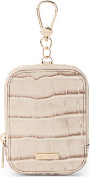 Brahmin Katelynn Croc Embossed Leather Coin Pouch