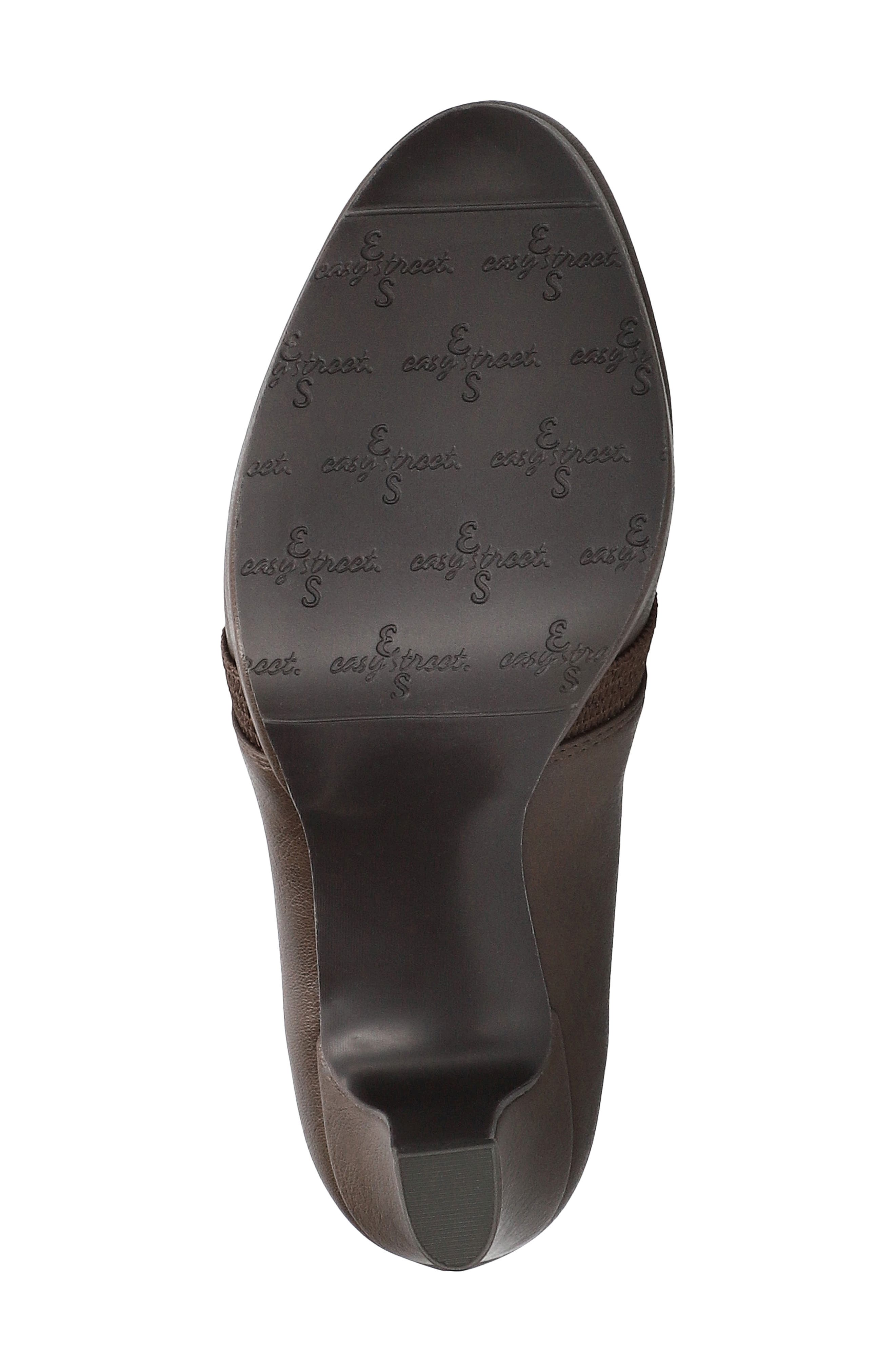 Donya Faux Leather Pump, Alternate, color, BROWN
