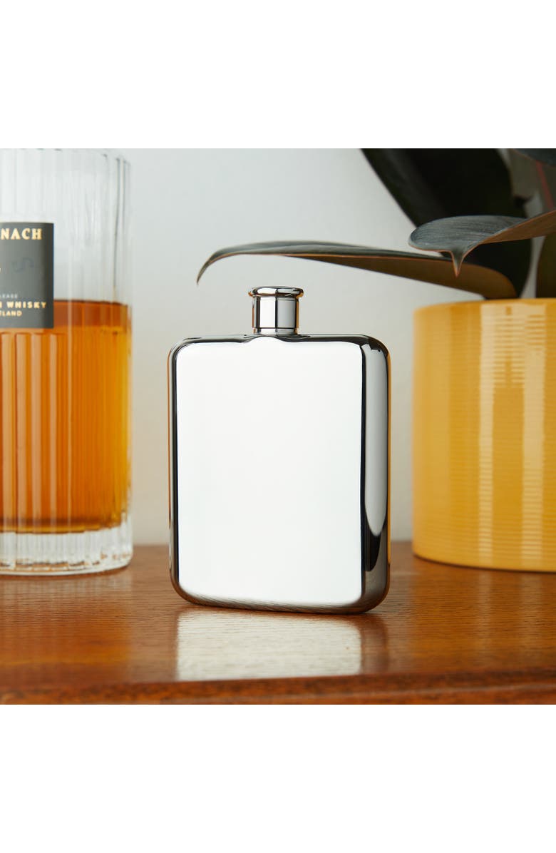 Viski 6 oz Flask, Alternate, color, Silver