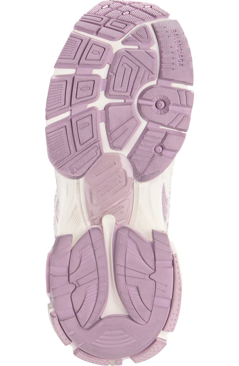 Balenciaga Glitter Runner Sneaker, Alternate, color, White/ Lilac/ Pink