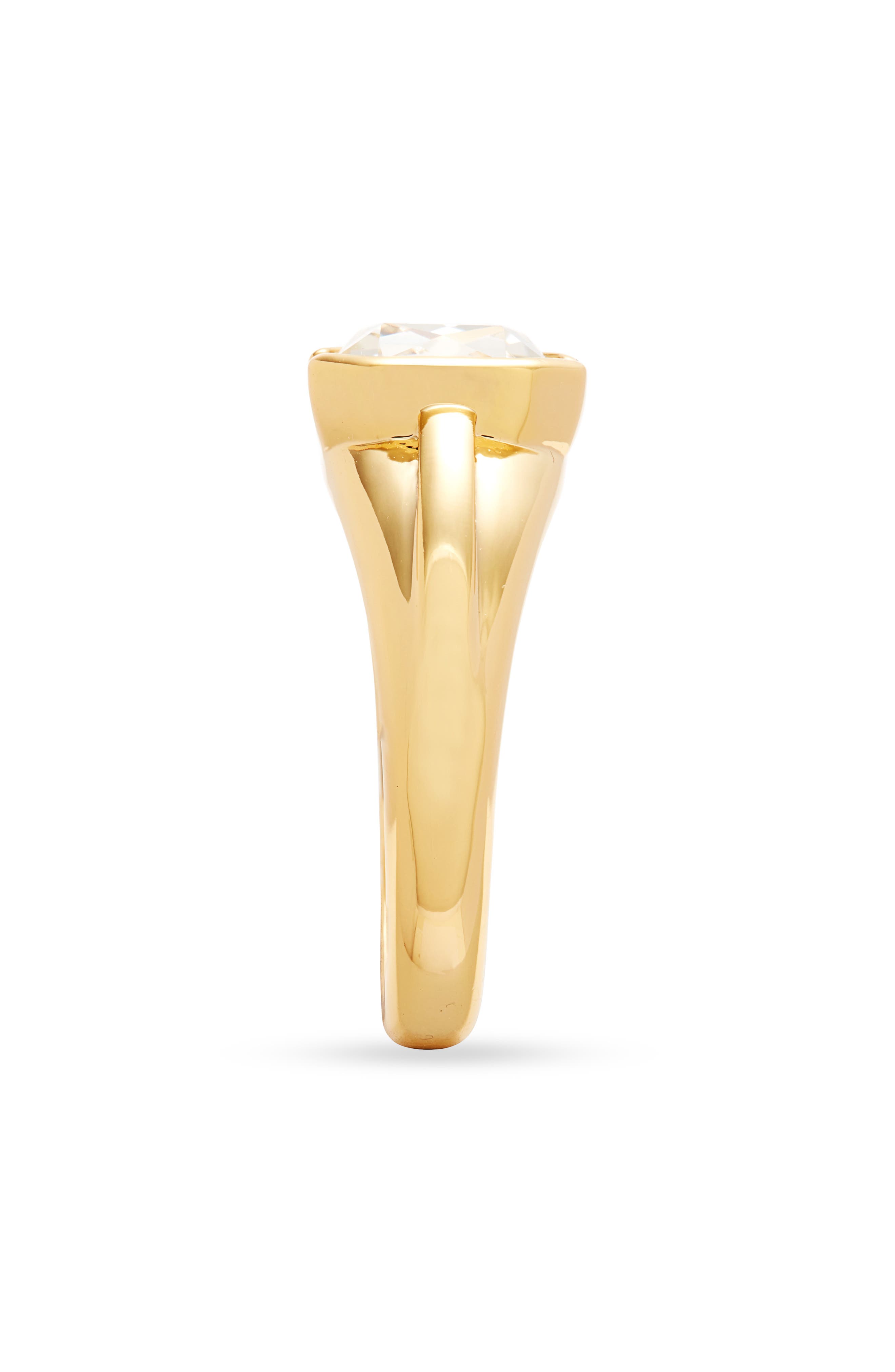 Short & Suite Baby Square Crystal Ring (Women) | Nordstrom