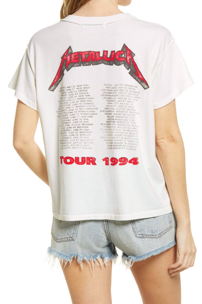 Metallica 1994 Tour Graphic Tee, Alternate, color, VINTAGE WHITE
