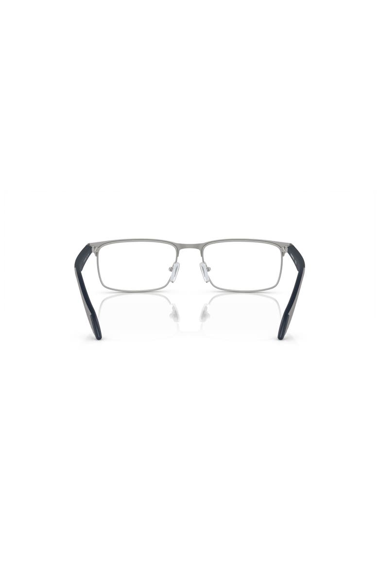 56mm Rectangle optical glasses, Alternate, color, Silver