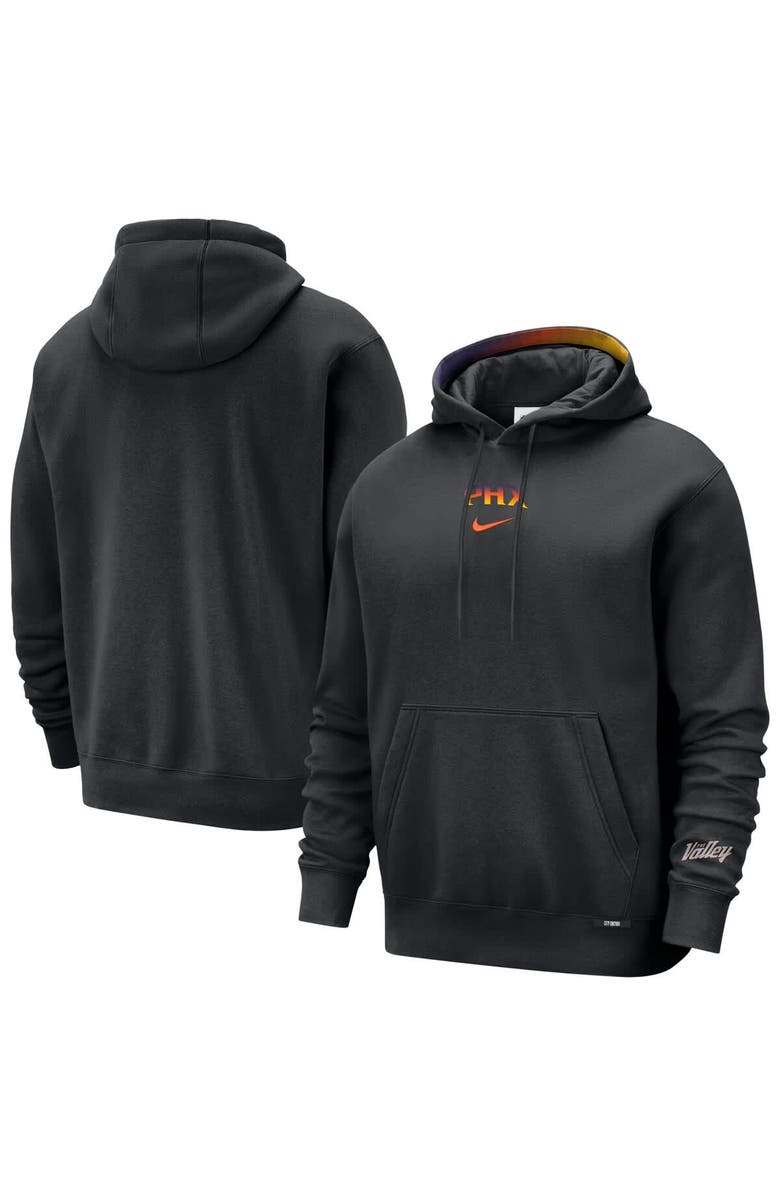 Nike Men's Nike Black Phoenix Suns 2025/26 City Edition Courtside Remix Premium Hoodie, Main, color, Black