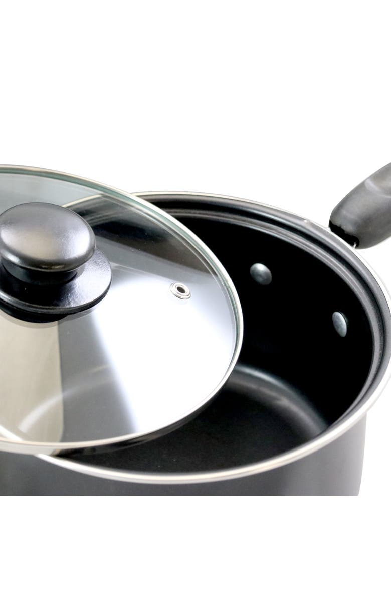 Better Chef 7 Piece Deluxe Non-Stick Cookware Set, Alternate, color, Black