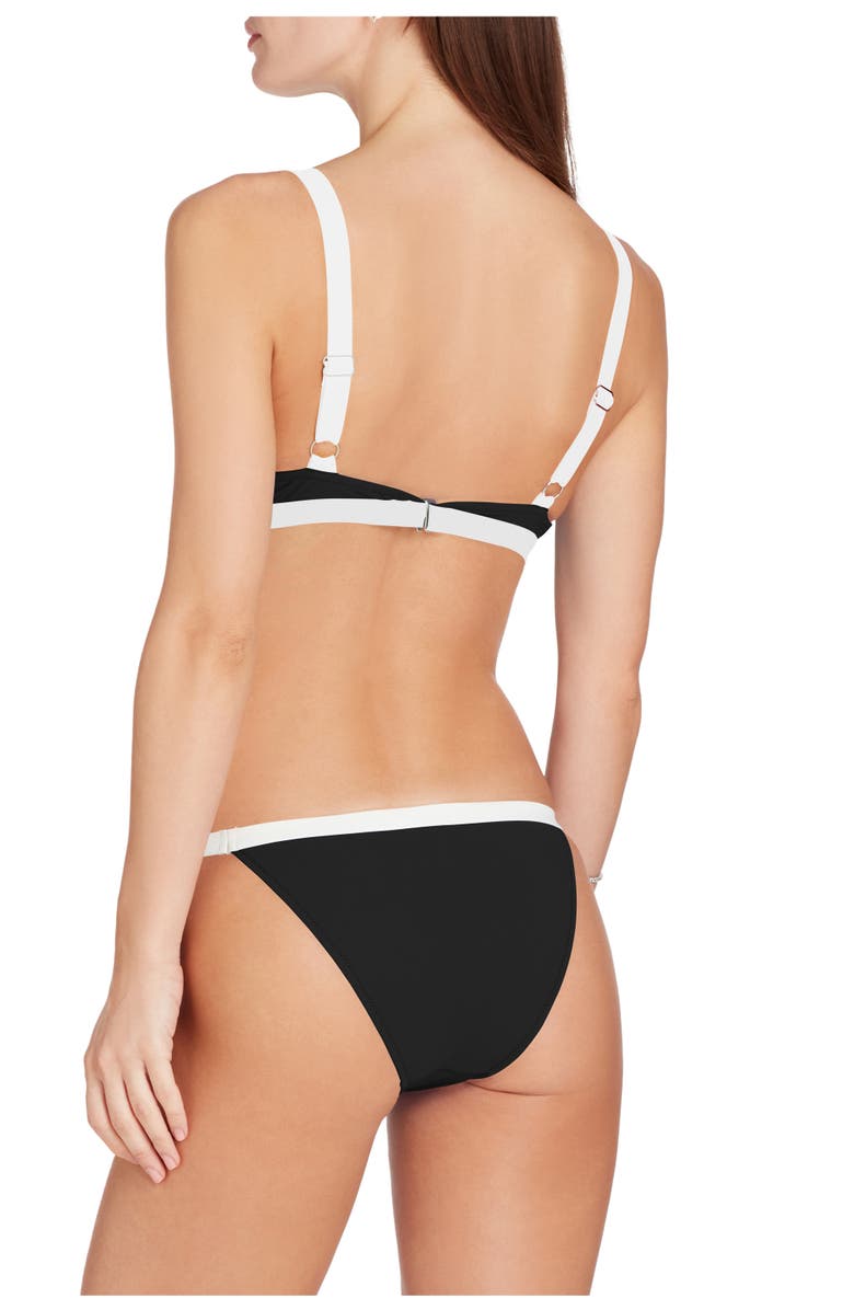 VALIMARE St Barths Colorblock Bikini Bottom, Alternate, color, Black