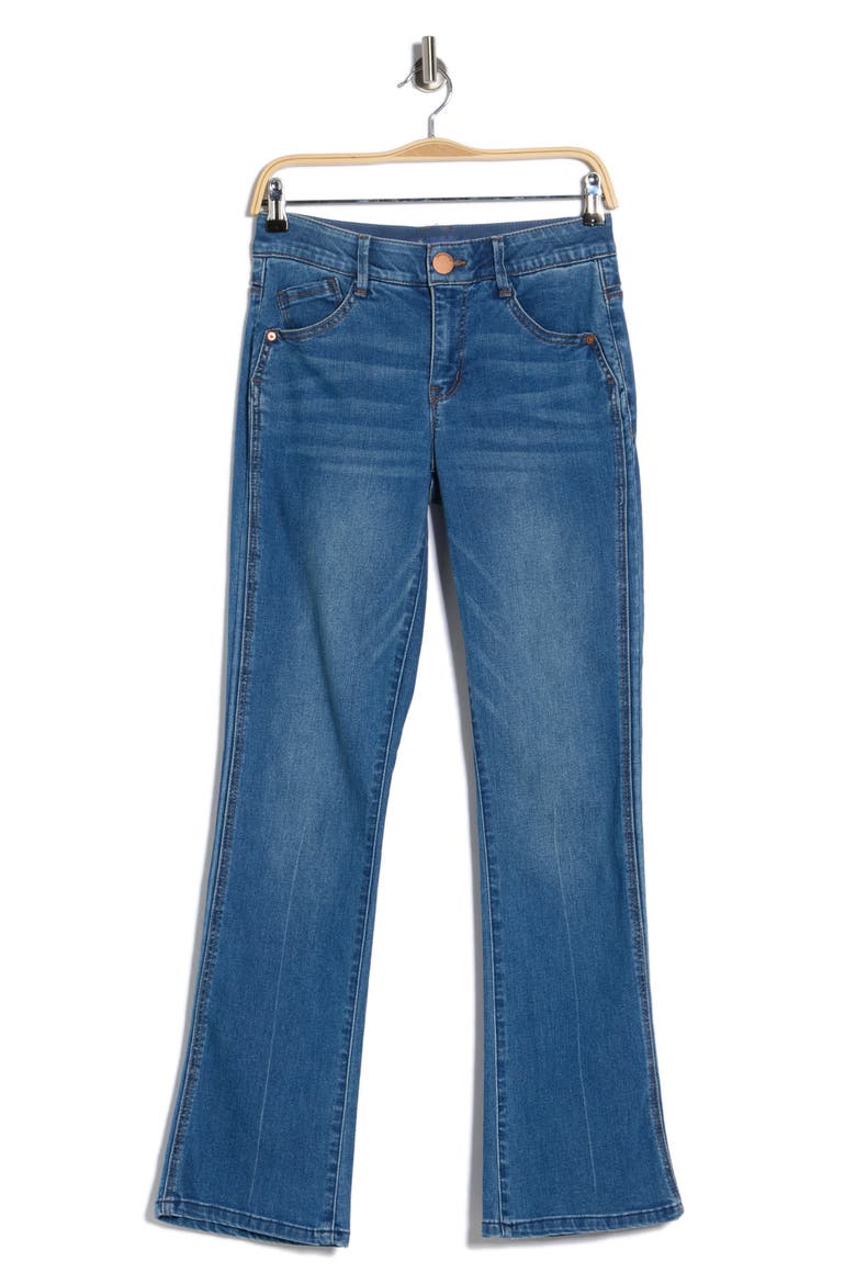 AbSolution Itty Bitty Bootcut Jeans, Alternate, color, MID BLUE