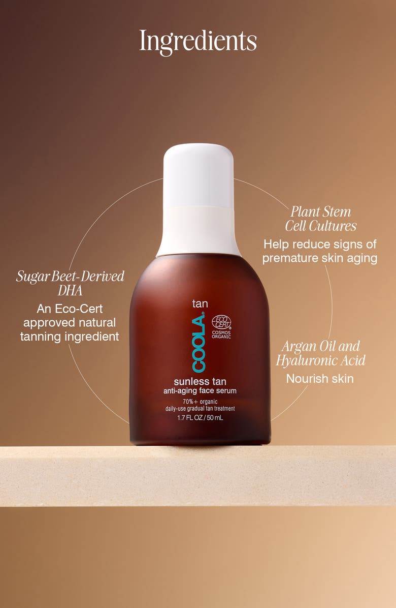 COOLA<sup>®</sup> Suncare Sunless Tan Anti-Aging Face Serum, Alternate, color, 