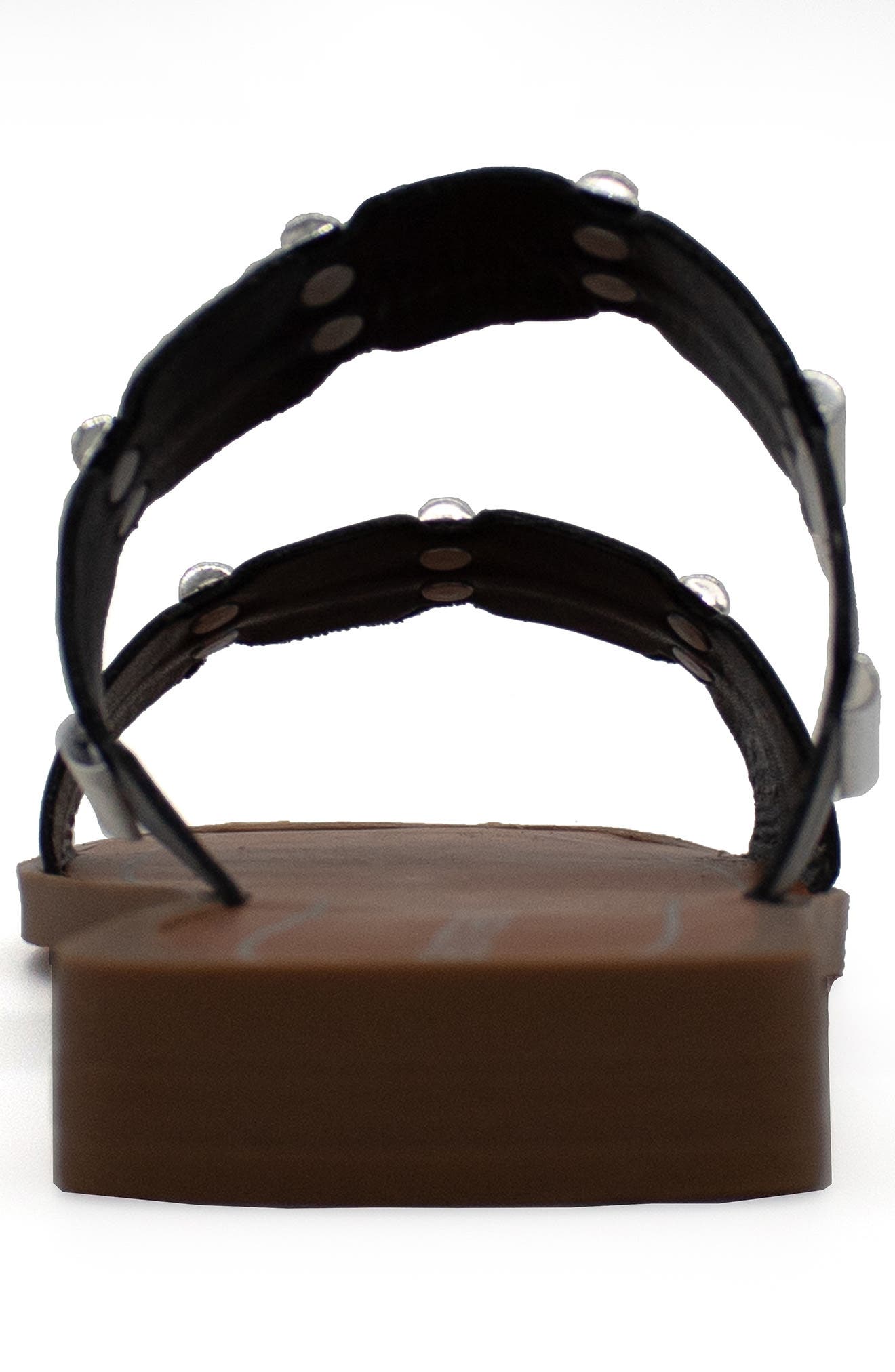 Bottero Hardware Strap Sandal, Alternate, color, Preto