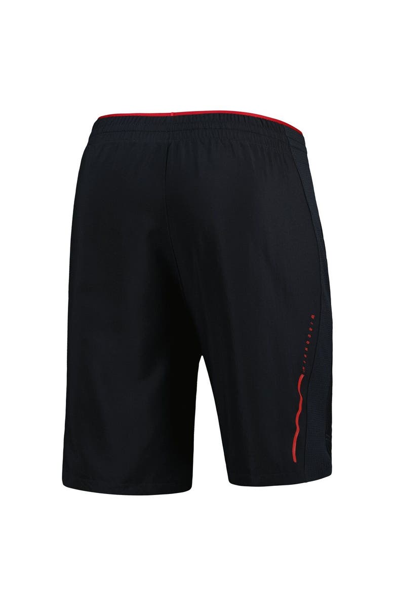 Under Armour Men's Under Armour Black Wisconsin Badgers Woven Shorts, Alternate, color, Black