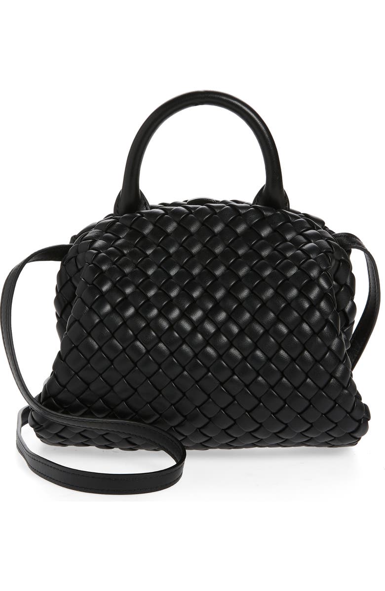 Bottega Veneta Mini Intrecciato Leather Top Handle Bag, Main, color,