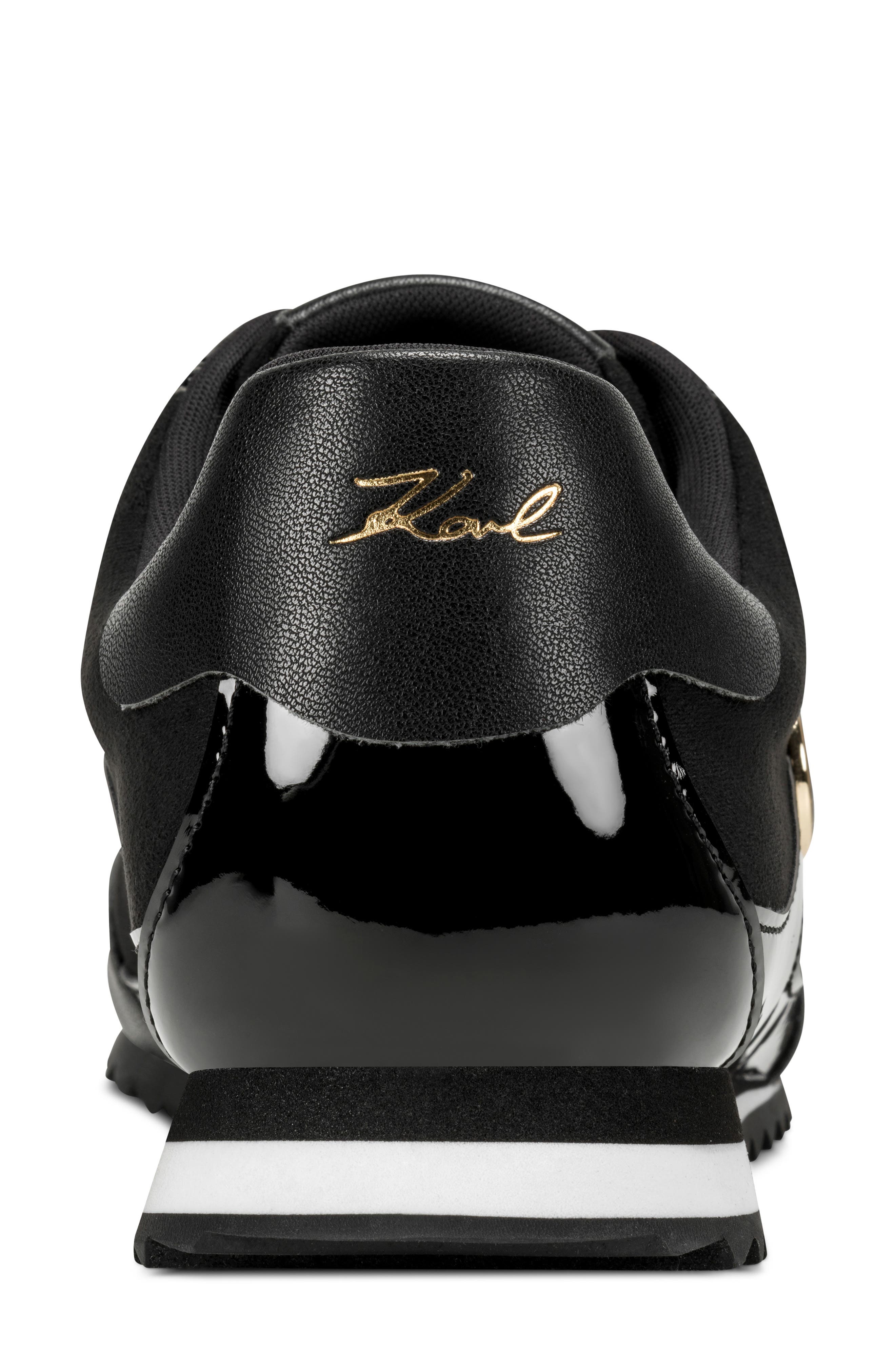 Arabella Lace Up Sneaker, Alternate, color, BLACK