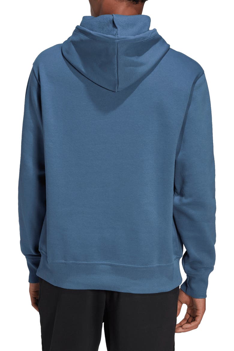 UNITEFIT Q4 Kangaroo Zip Pocket Recycled Polyester Blend Hoodie, Alternate, color, WONDER STEEL/ BLISS LILAC