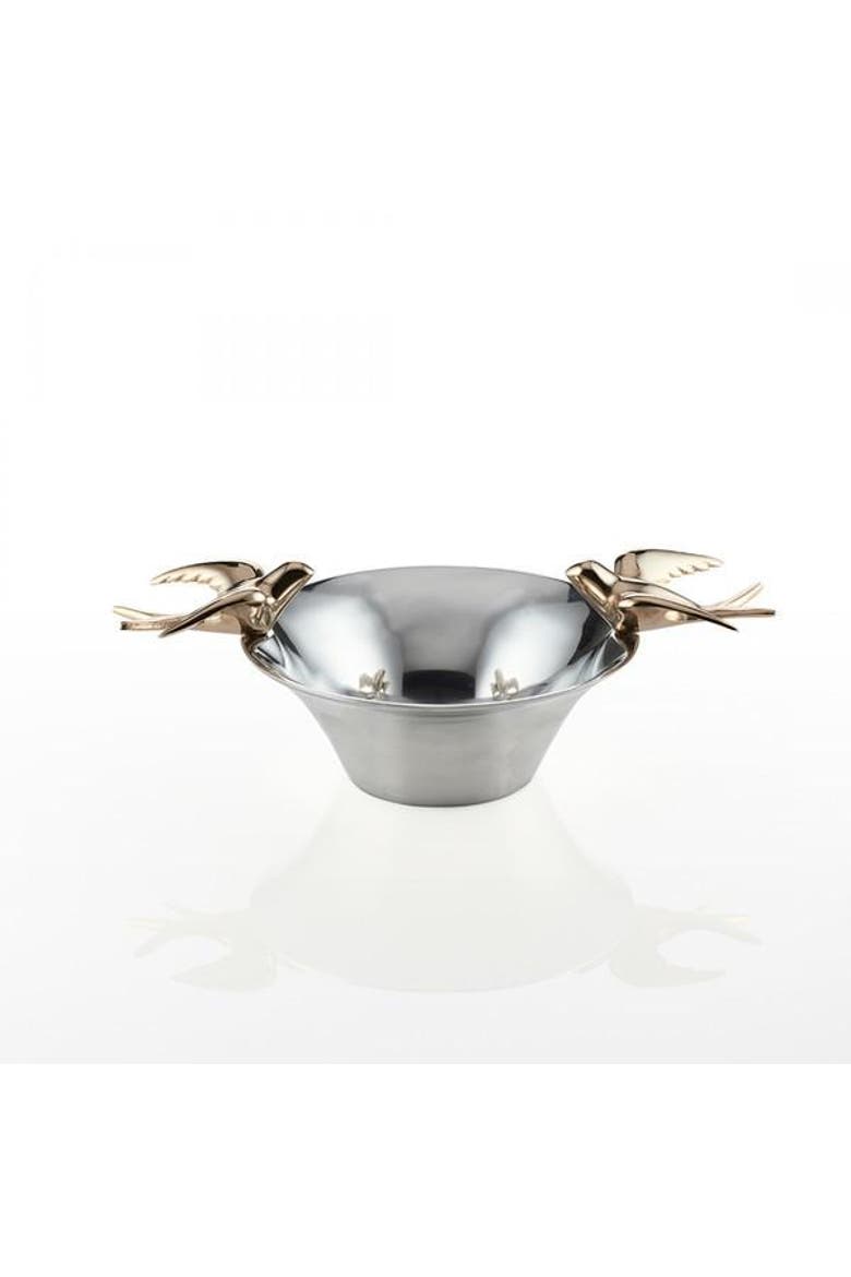 Dove Bowls, Main, color, Silver