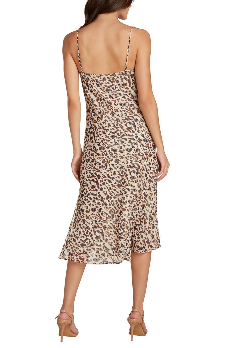 matty m. Amelie Midi Dress, Alternate, color, Tan