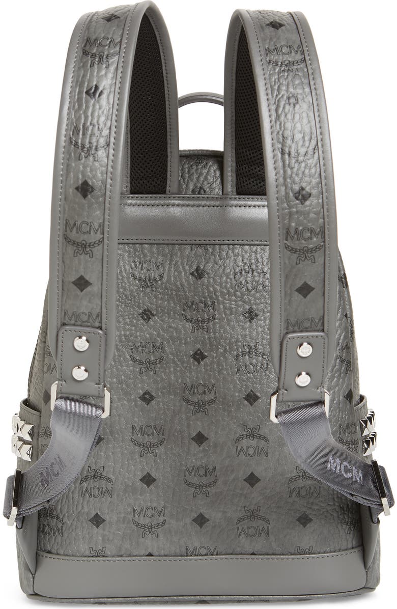 MCM Small Stark Side Stud Backpack, Alternate, color,