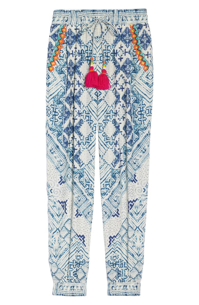 Hemant & Nandita Tasseled Cover-Up Pants, Alternate, color, 