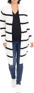 Angel Maternity Stripe Maternity Cardigan