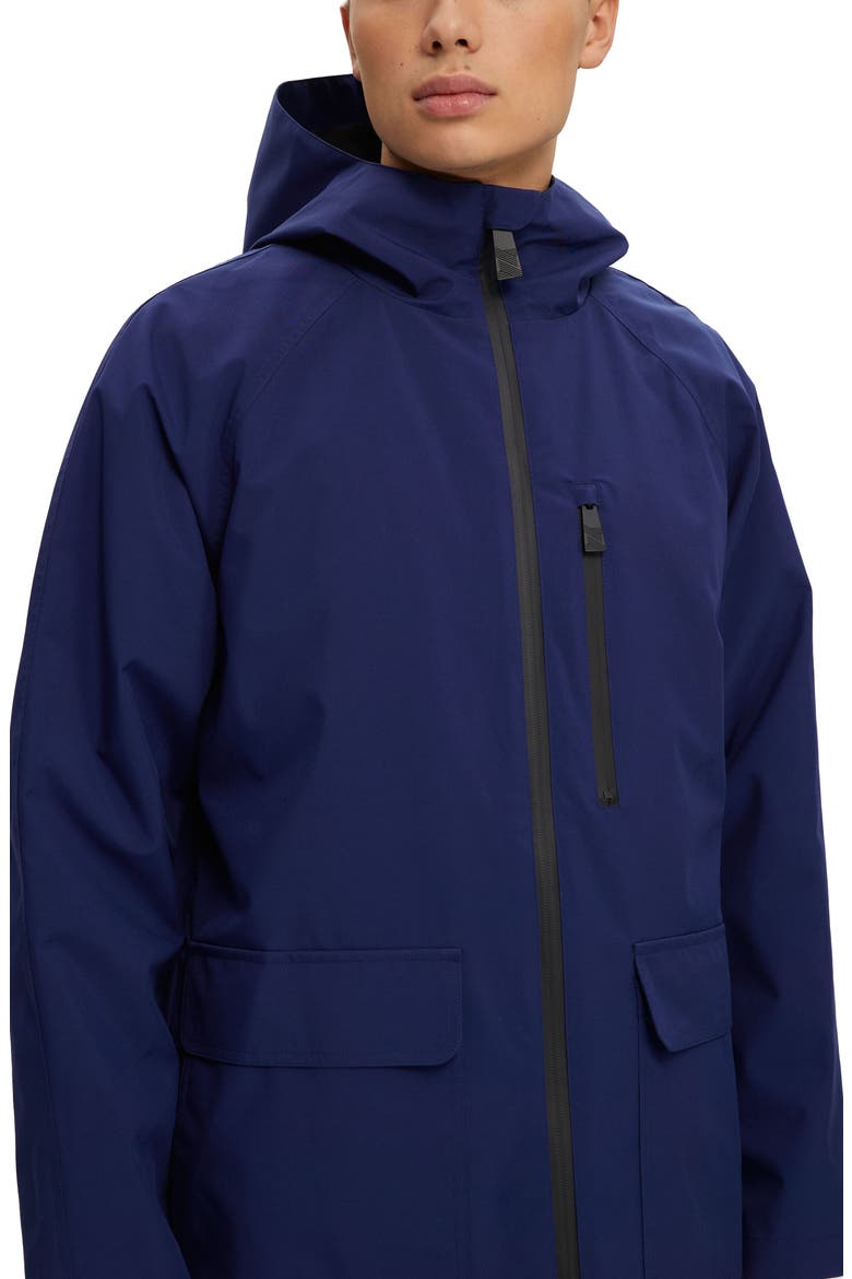 Oliver Water Resistant Hooded Jacket, Alternate, color, BELLWEATHER BLUE