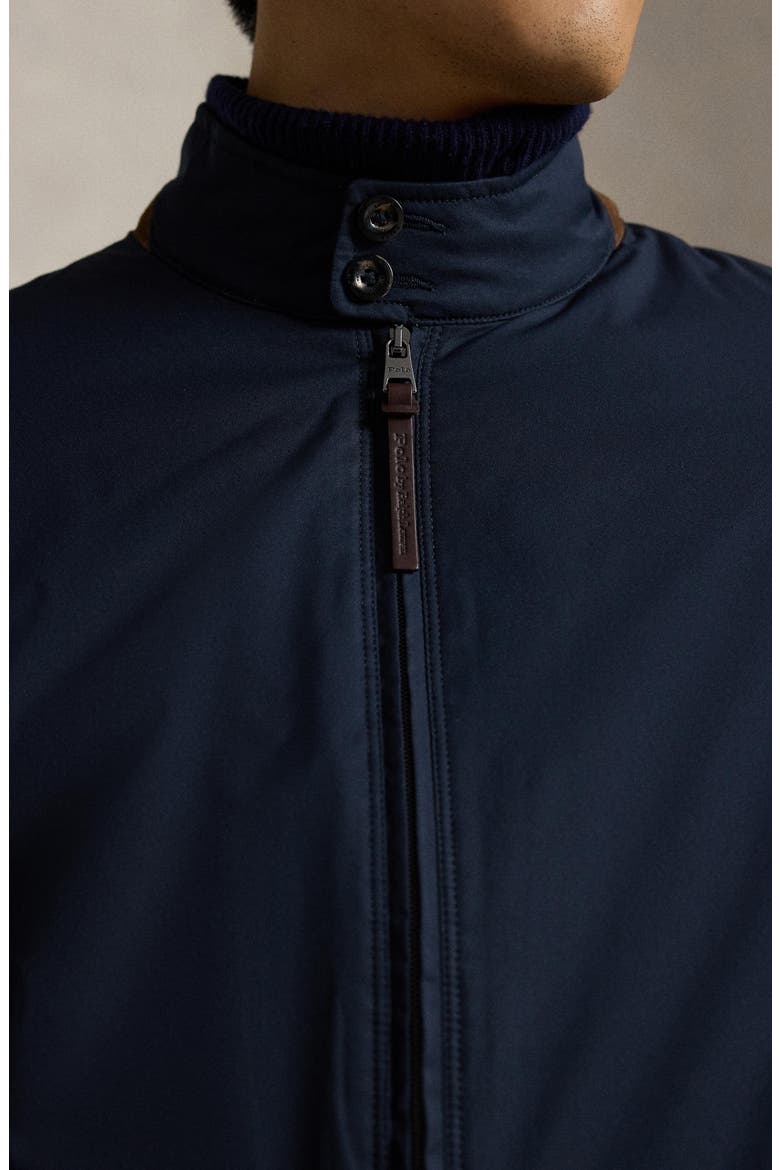 Performance Gabardine Bomber Jacket, Alternate, color, NAVY