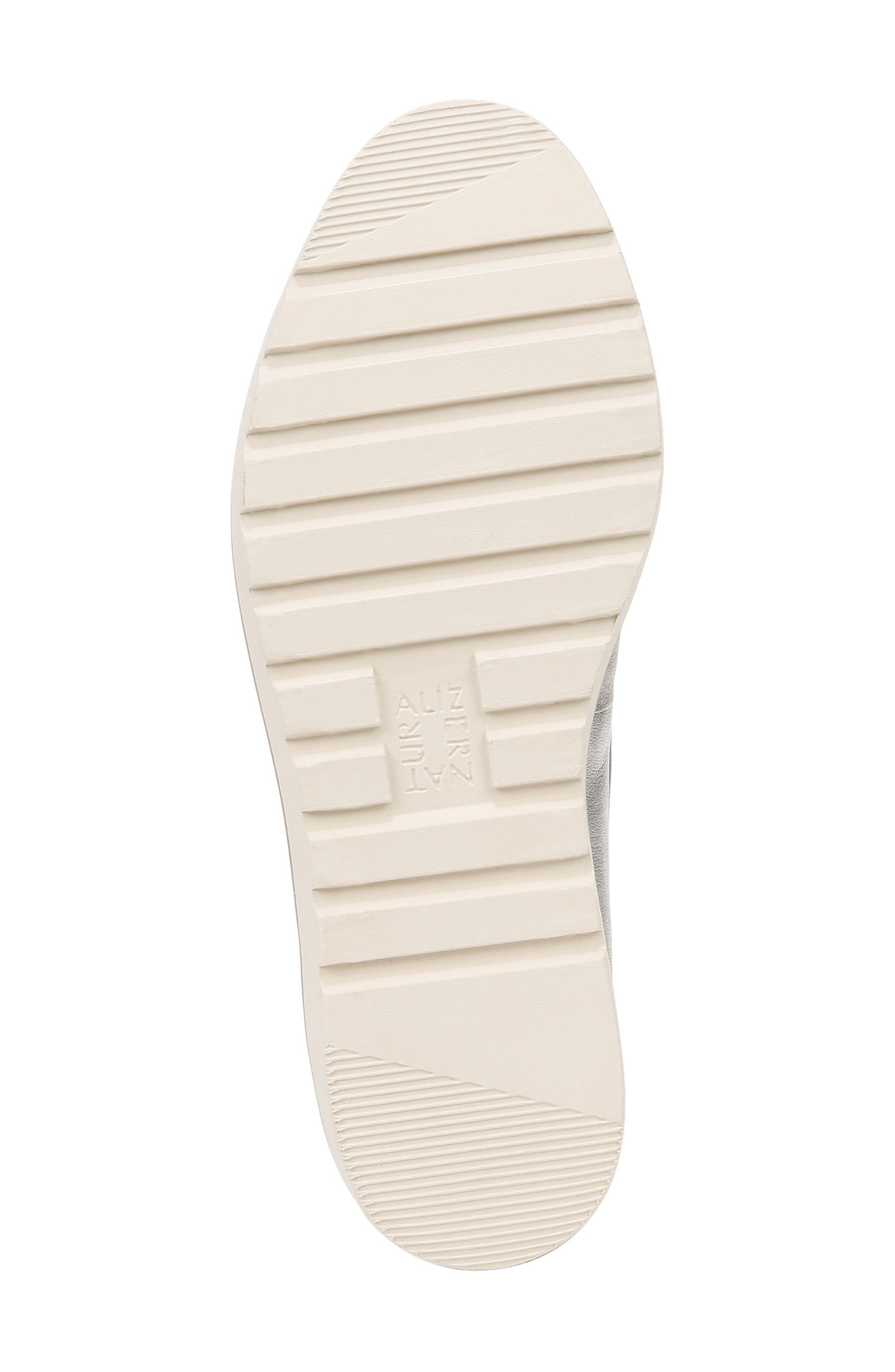 Naturalizer Adiline Bit Platform Loafer, Alternate, color, Silver Leather