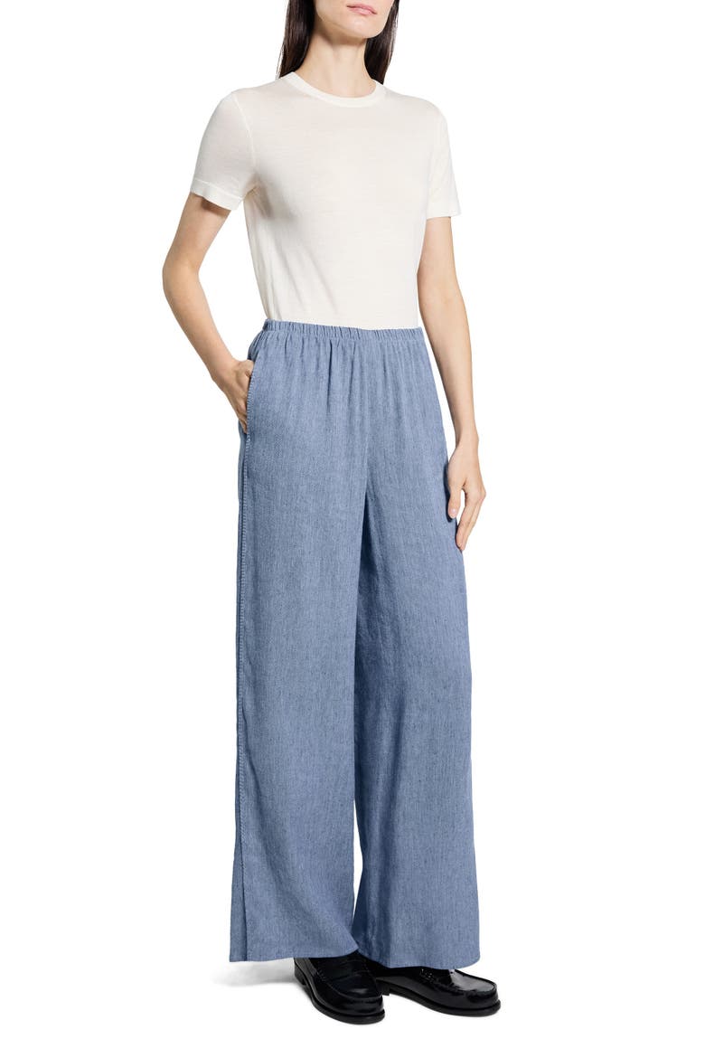 Slit Pro Pants, Alternate, color, LIGHT DENIM