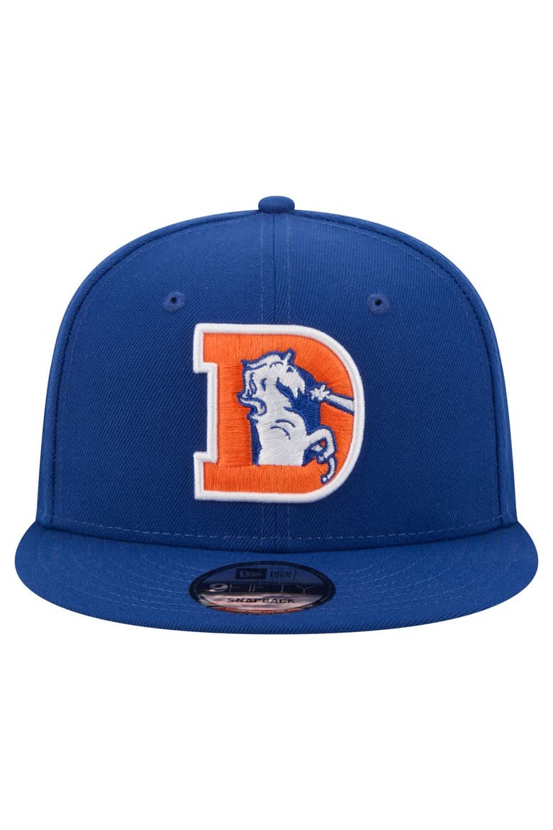 Men's New Era  Royal Denver Broncos 9FIFTY Snapback Hat, Alternate, color, Royal