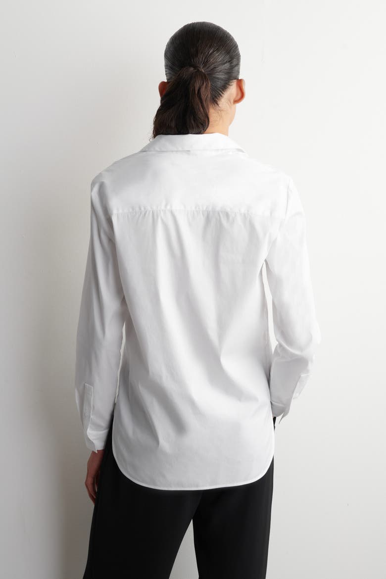 Classic Cotton Shirt, Alternate, color, WHITE