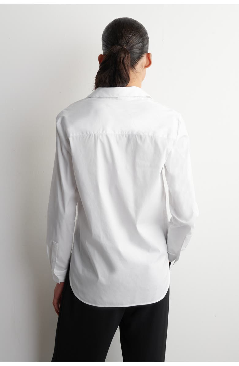 COS Classic Cotton Shirt, Alternate, color, White