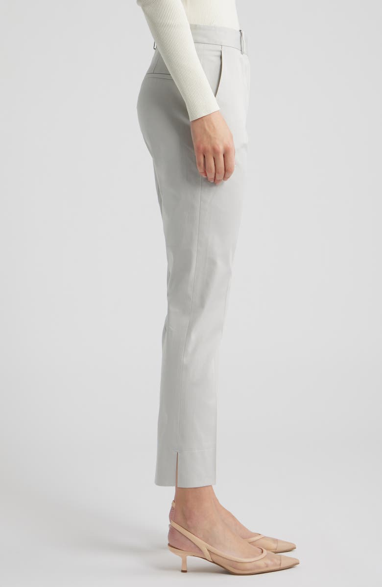 BOSS Tapria Crop Straight Leg Pants, Alternate, color, Grey