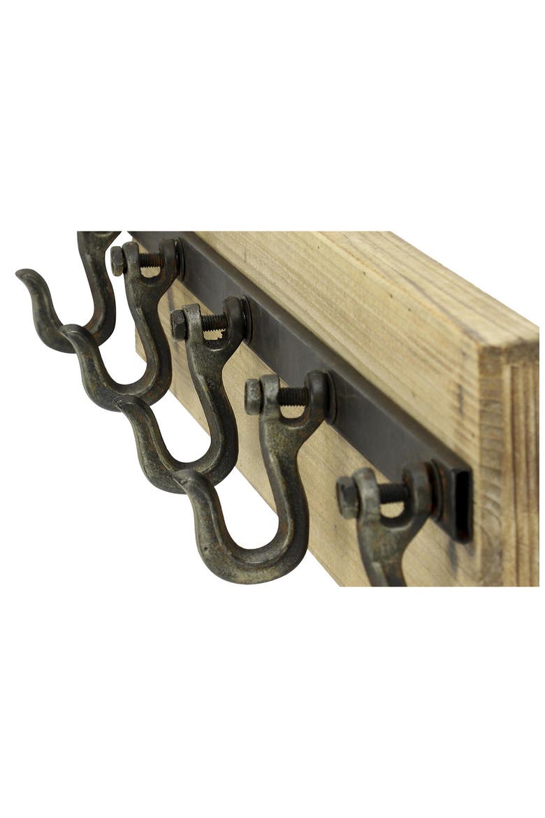 Wall Hook, Alternate, color, BROWN