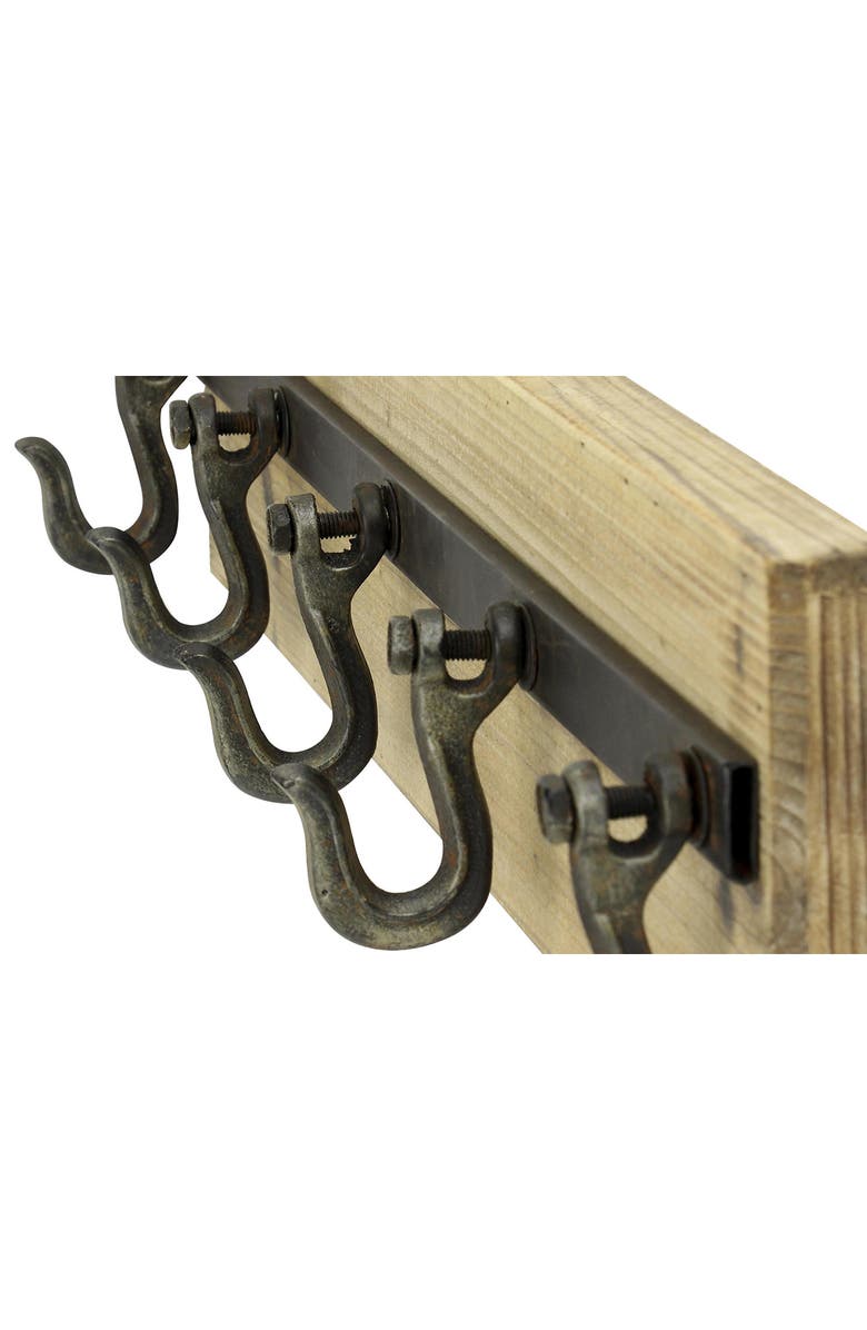 UMA Wall Hook, Alternate, color, Brown