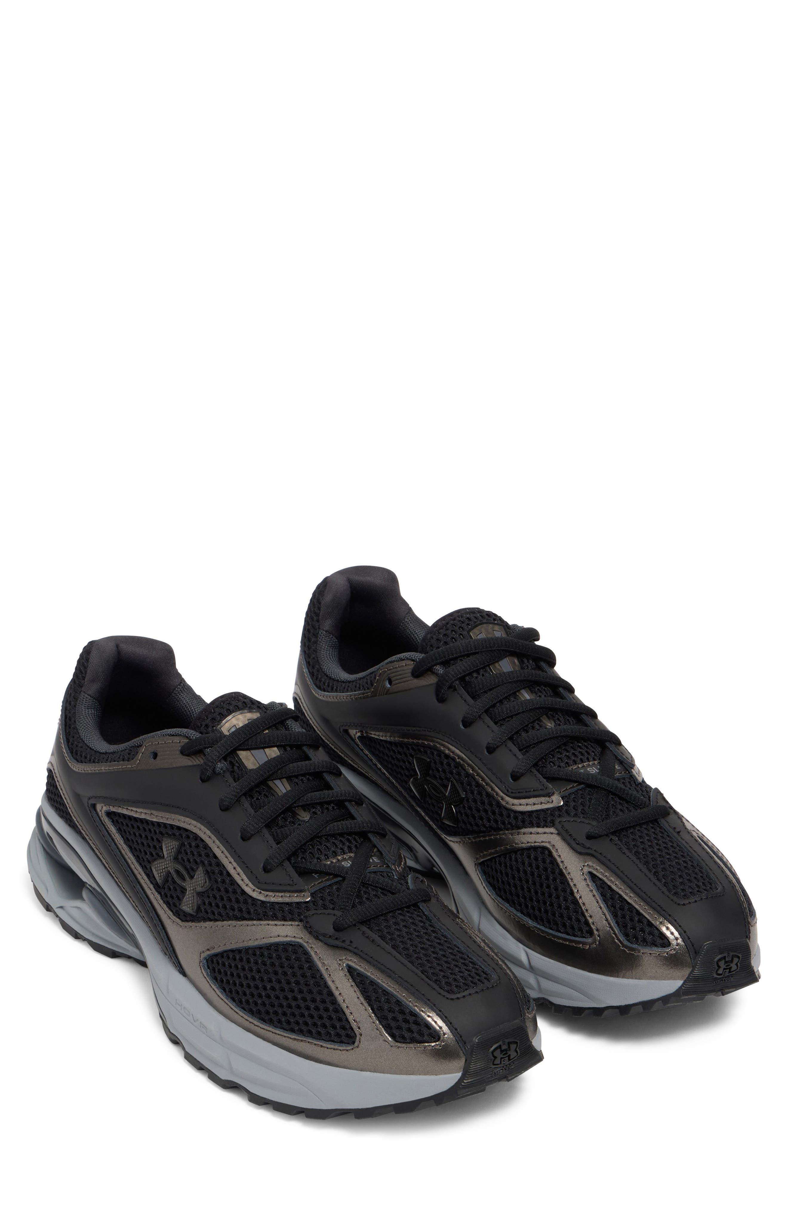 Under Armour Gender Inclusive UA Apparition Sneaker, Main, color, Black / Metallic Black