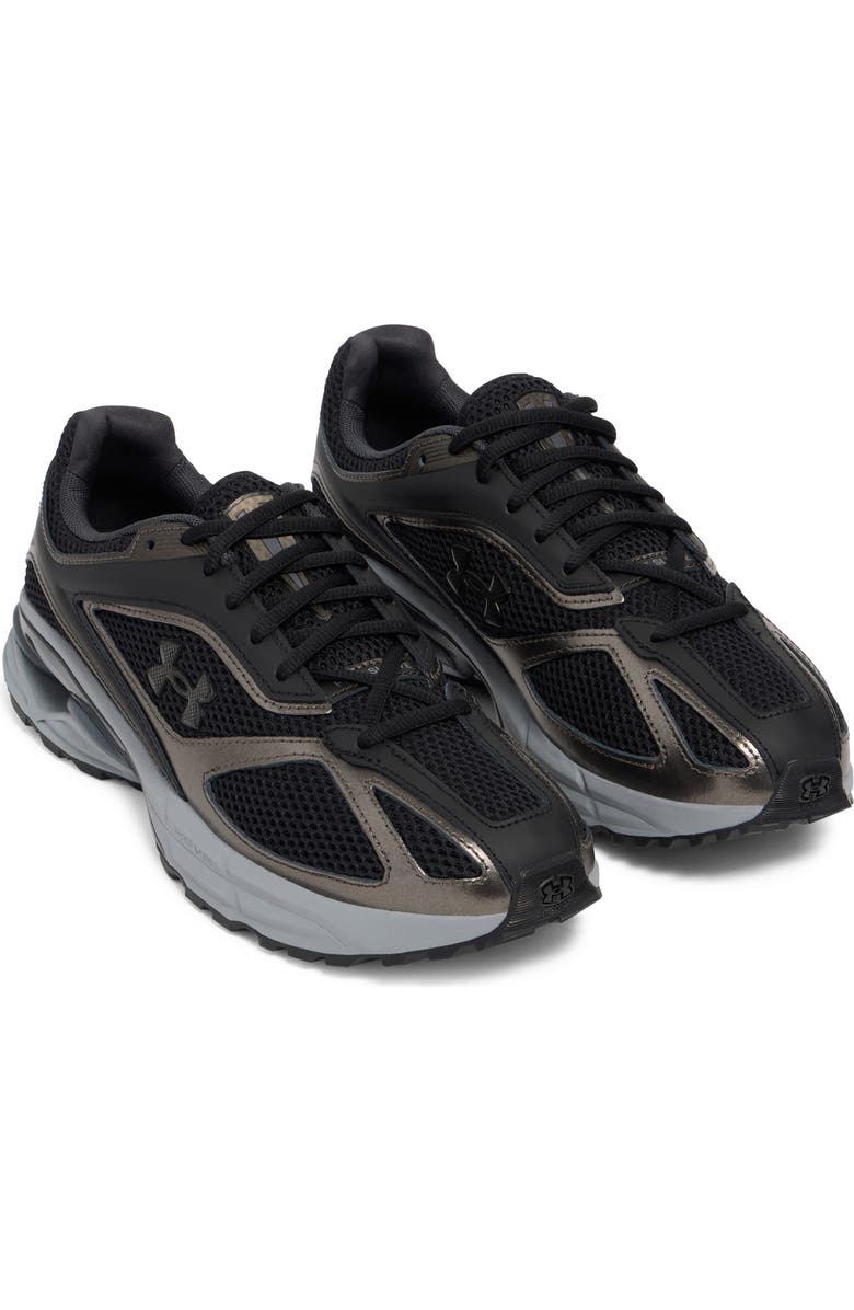 Under Armour Gender Inclusive UA Apparition Sneaker, Main, color, Black / Metallic Black