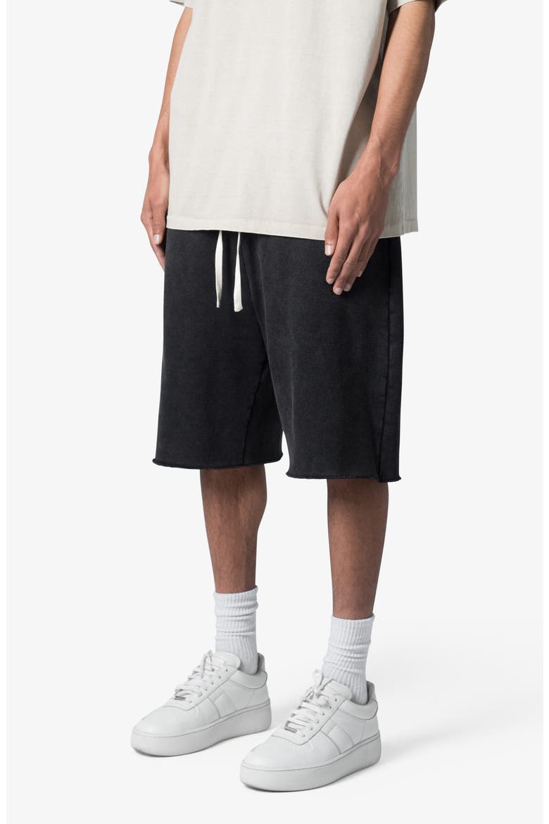 Ultra Baggy Sweat Shorts, Alternate, color, WASHED BLACK