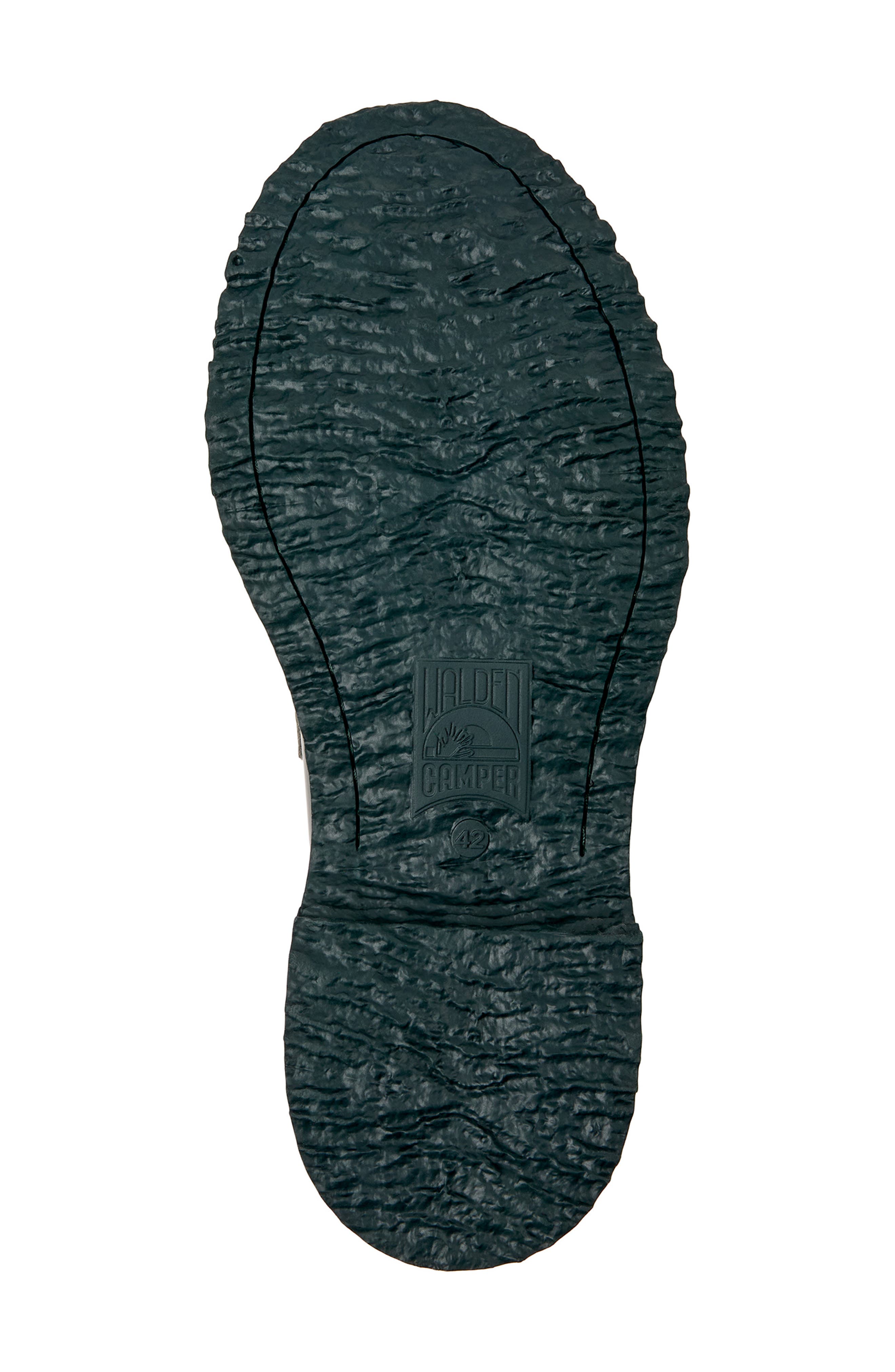 Camper Walden Twins Mismatched Colorblock Penny Loafers, Alternate, color, Black And Dark Green