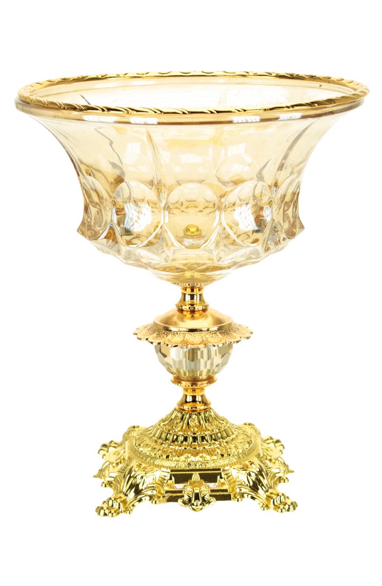 Mark Roberts Classic Pedestal Bowl, Main, color, Amber