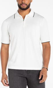 Liverpool Los Angeles Tipped Zip Polo