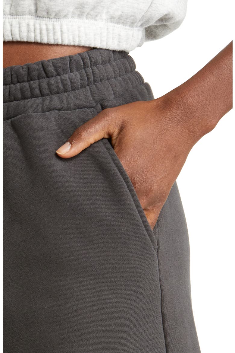 Cara Sweat Shorts, Alternate, color, GREY PHANTOM