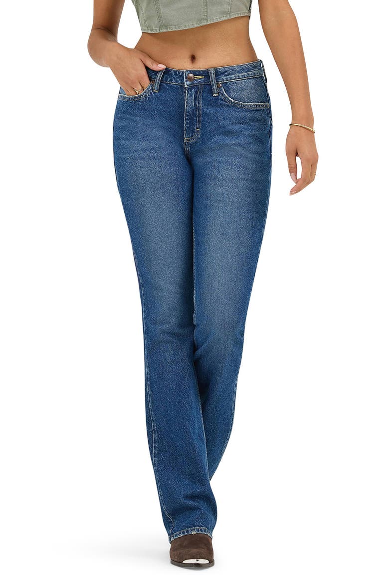The Boot High Waist Bootcut Jeans, Main, color, MAGNETIC INDIGO
