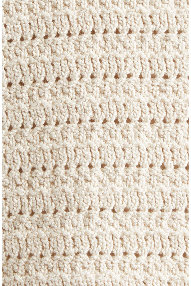 Helen Cotton Blend Crochet Jacket, Alternate, color, LINEN