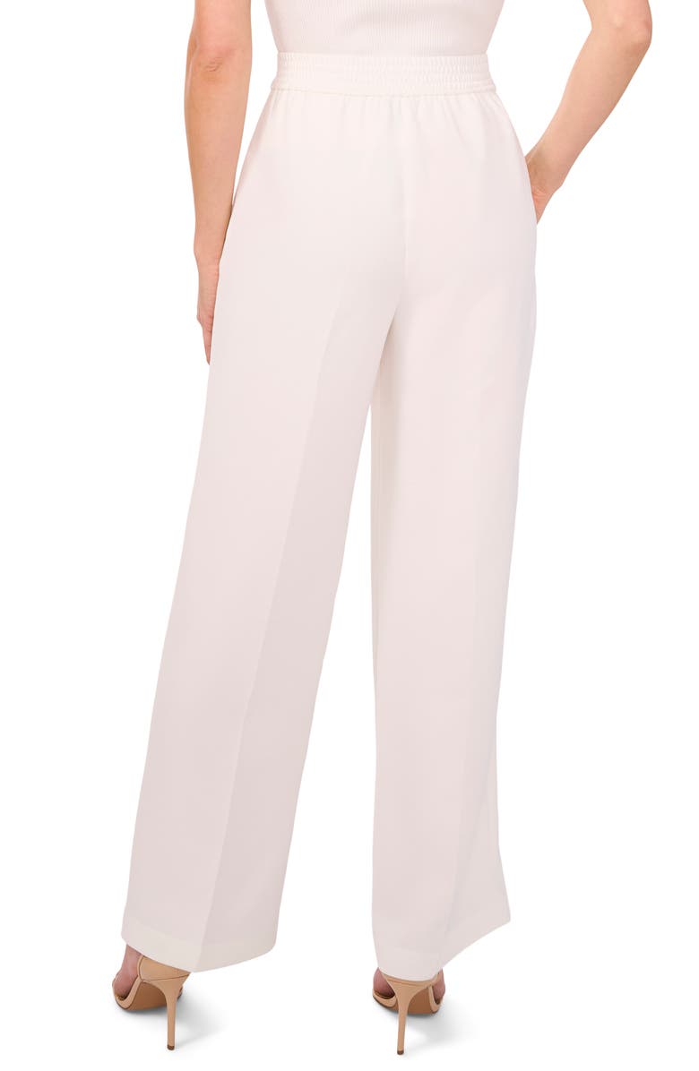 Halogen<sup>®</sup> Elastic Back Wide Leg Pants, Alternate, color, New Ivory