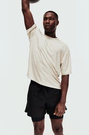 H&M Double-layered Sports Shorts With Drymove