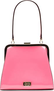 Frances Valentine Lulu Leather Frame Clutch