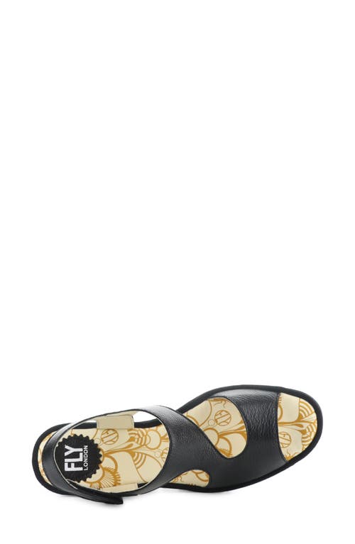 FLY LONDON FLY LONDON YOX SLINGBACK PLATFORM WEDGE SANDAL