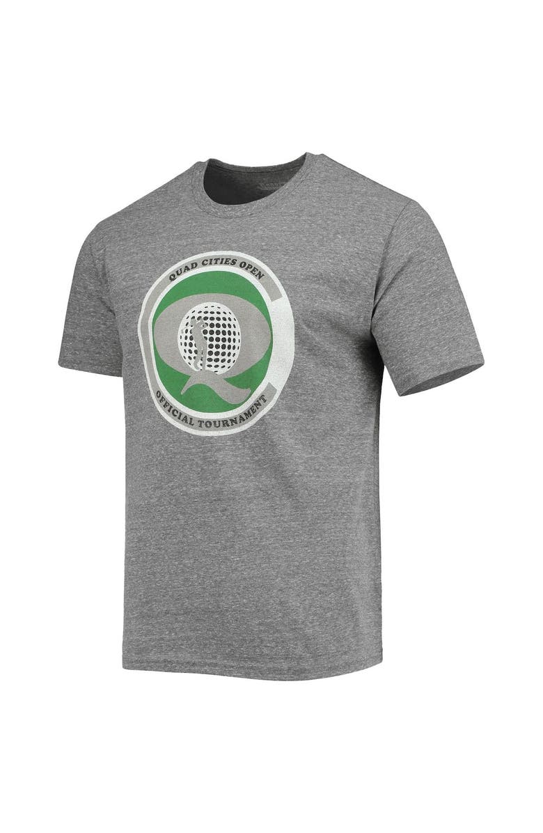 BLUE 84 Men's Blue 84 Heathered Gray John Deere Classic Heritage Collection Quad Cities Open Tri-Blend T-Shirt, Alternate, color, Heather Gray