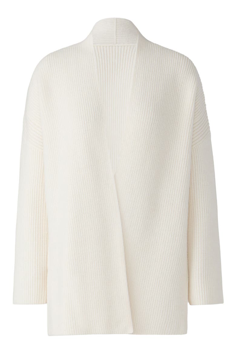 Rib Open Front Cardigan, Alternate, color, POWDER